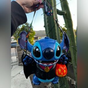 Disney Stitch Vampire Halloween 2024 popcorn bucket